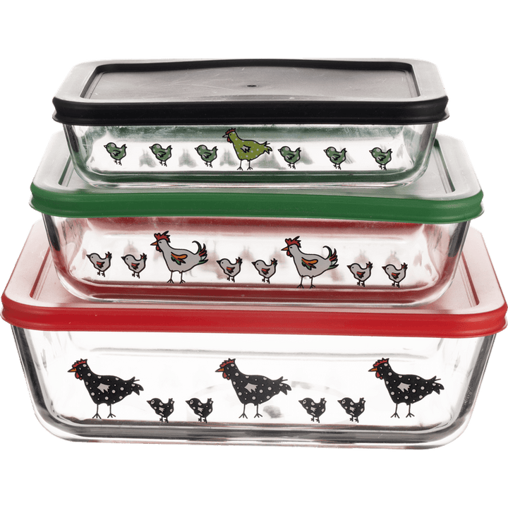Rectangular Rooster Set