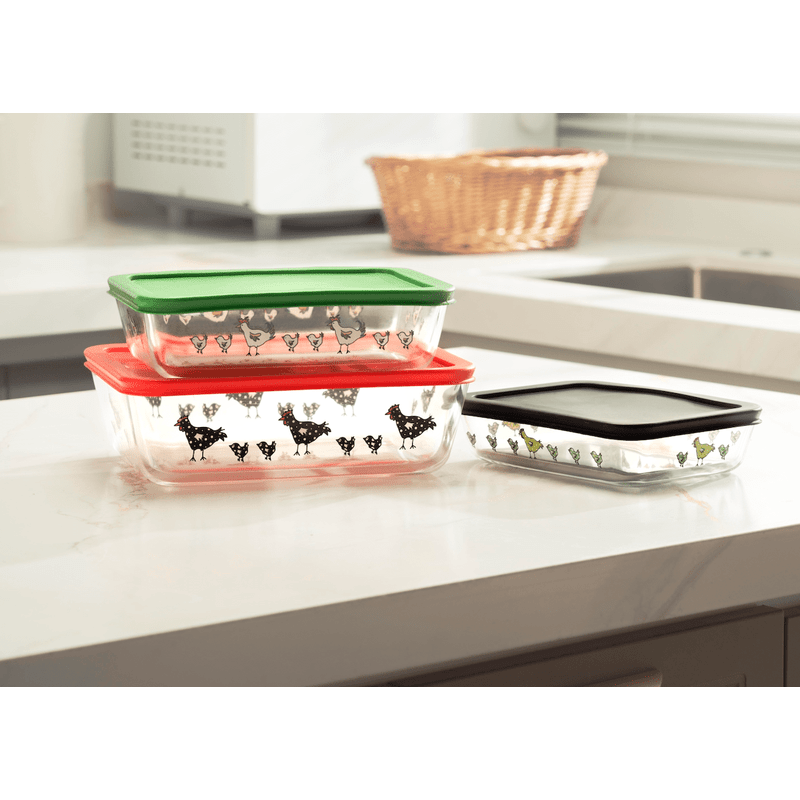 Rectangular Rooster Set