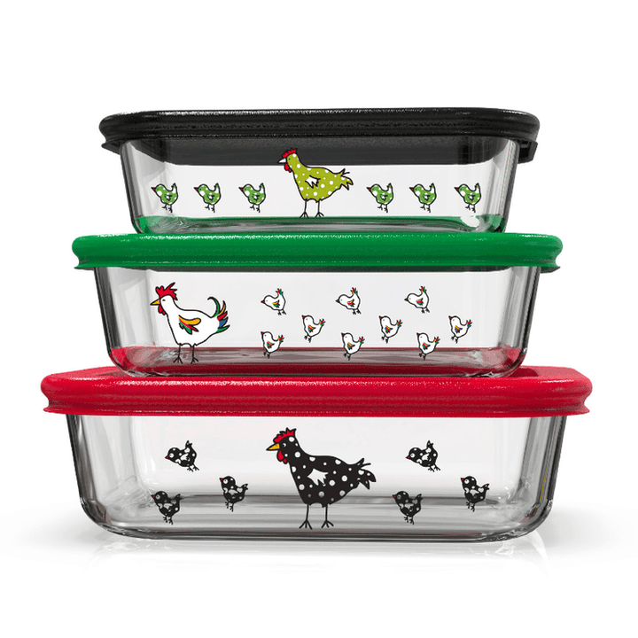 Rectangular Rooster Set