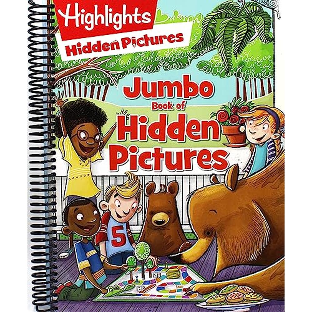 Jumbo Book of Hidden Pictures Highlights Jumbo Books & Pads Spiral Bound