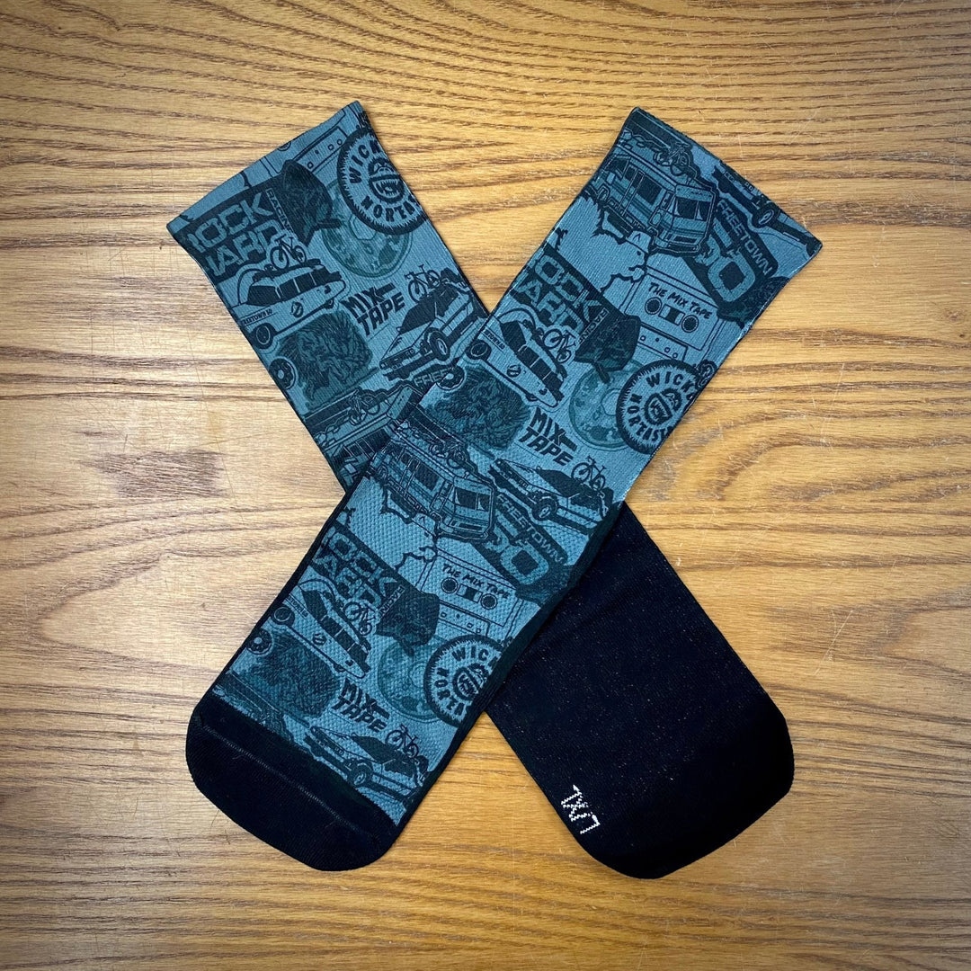 SUB6 6" Socks with Unique Designs