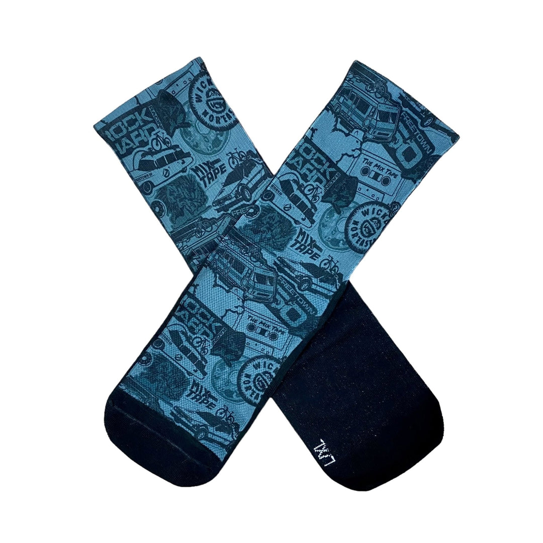 SUB6 6" Socks with Unique Designs