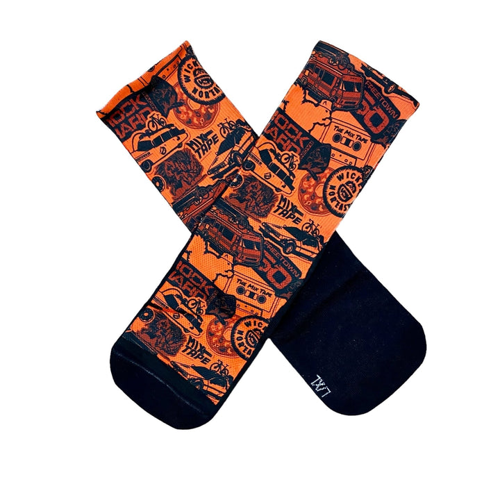SUB6 6" Socks with Unique Designs