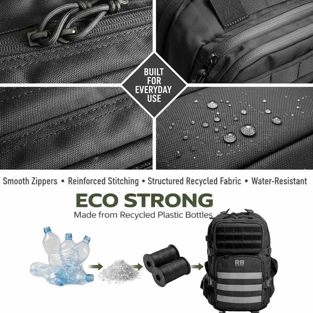 Riderbag Xtreme 45L Tactical Backpack - Black