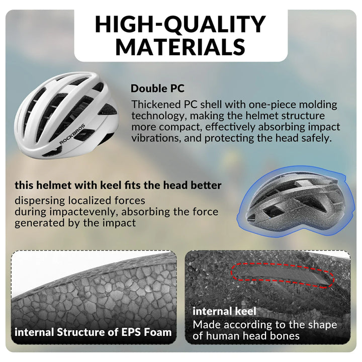 ROCKBROS LK-11 Adjustable Cycling Helmet