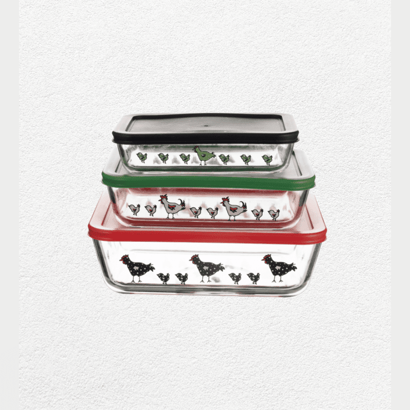 Rectangular Rooster Set