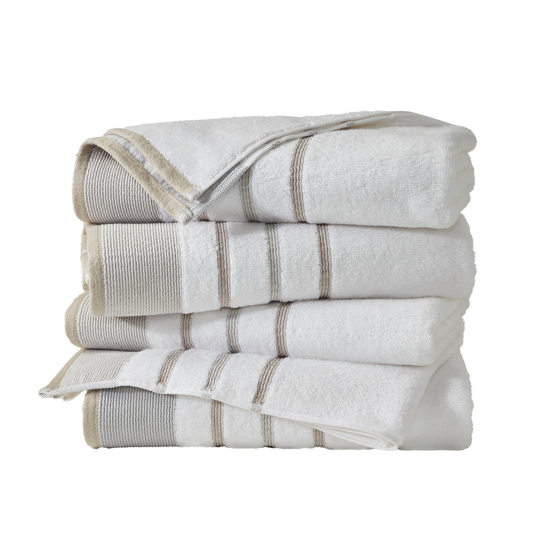 Cotton Stripe Bath Towel Set - Noelle Collection