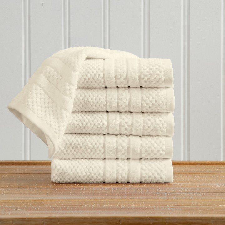 Checkered Jacquard Bath Towel Set - Giuliana Collection
