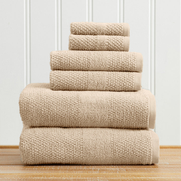 Cotton Woven Bath Towel Set - Marbella Collection