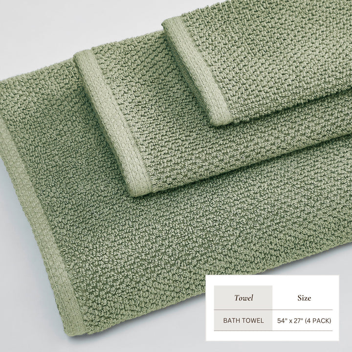 Cotton Bath Towel Set - Acacia Collection