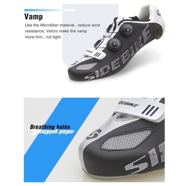 SD002 PRO RD Shoes- Black&Sliver