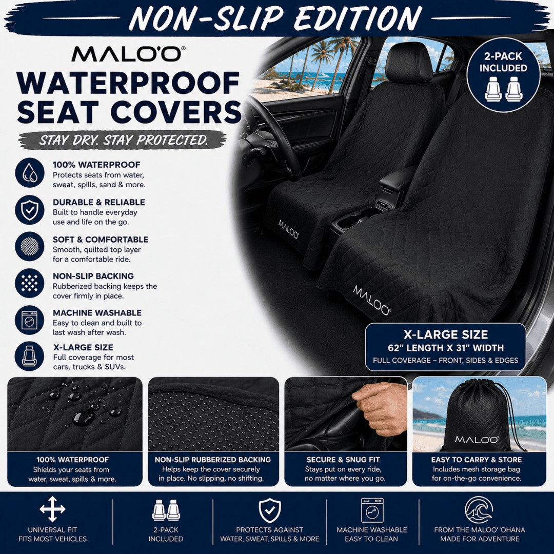 Malo'o Racks SeatGuard Waterproof Car Seat Cover Pair
