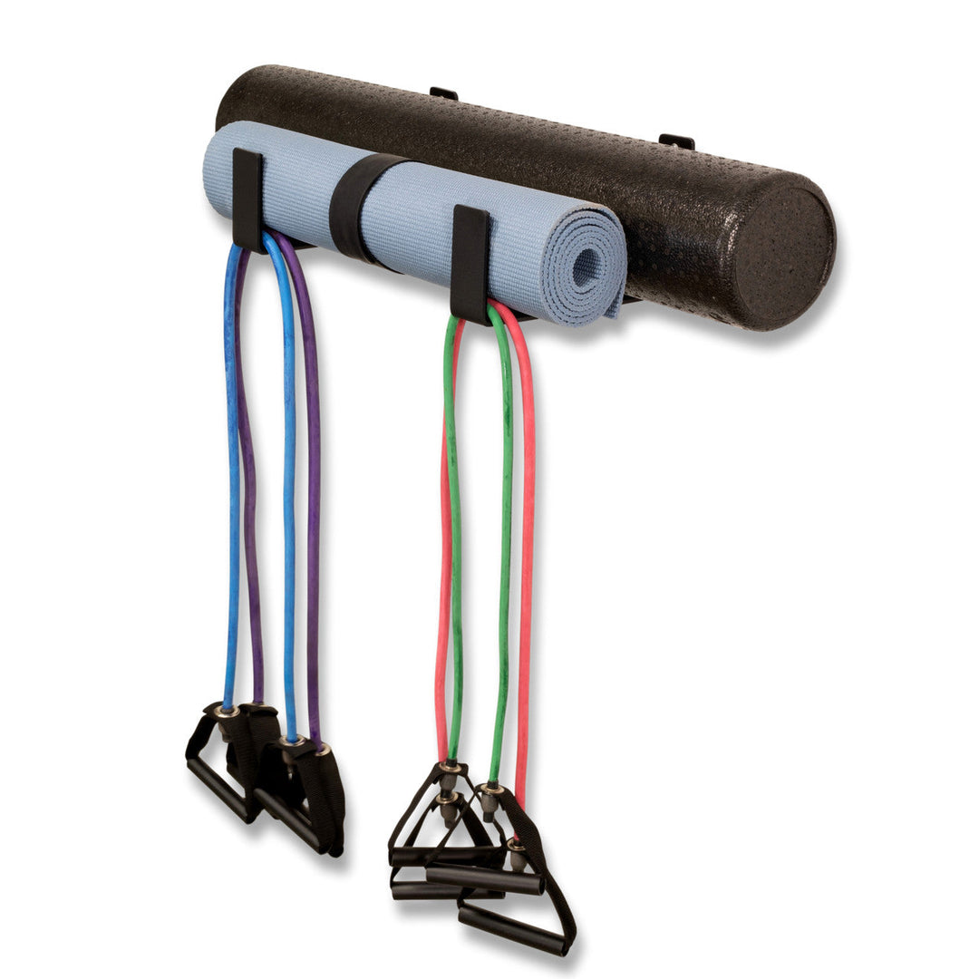 Yoga Mat Storage Rack for Home Gym | High-Capacity Design