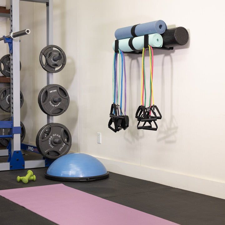 Yoga Mat Storage Rack for Home Gym | High-Capacity Design