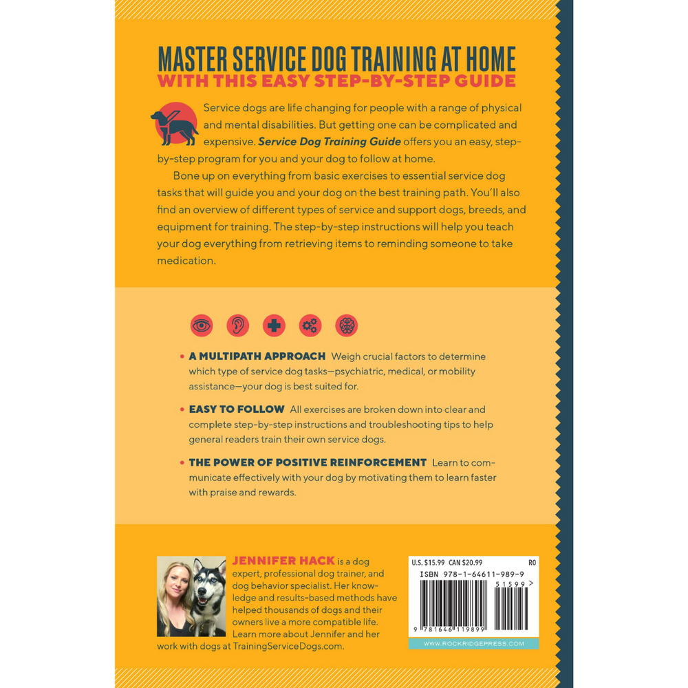 Service Dog Training Guide: A Step-by-Step Training Program for You and Your Dog Spiral Bound