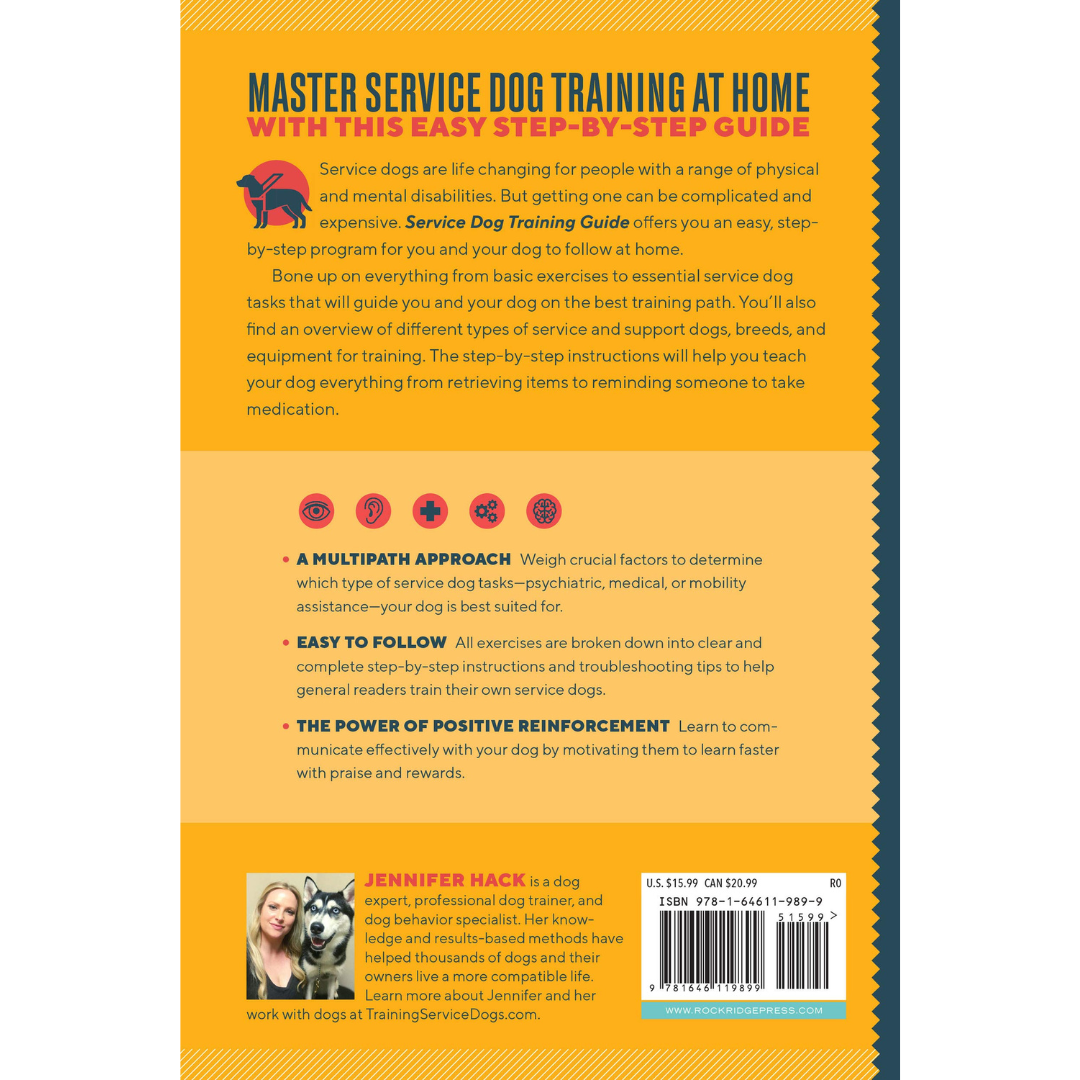 Service Dog Training Guide: A Step-by-Step Training Program for You and Your Dog Spiral Bound