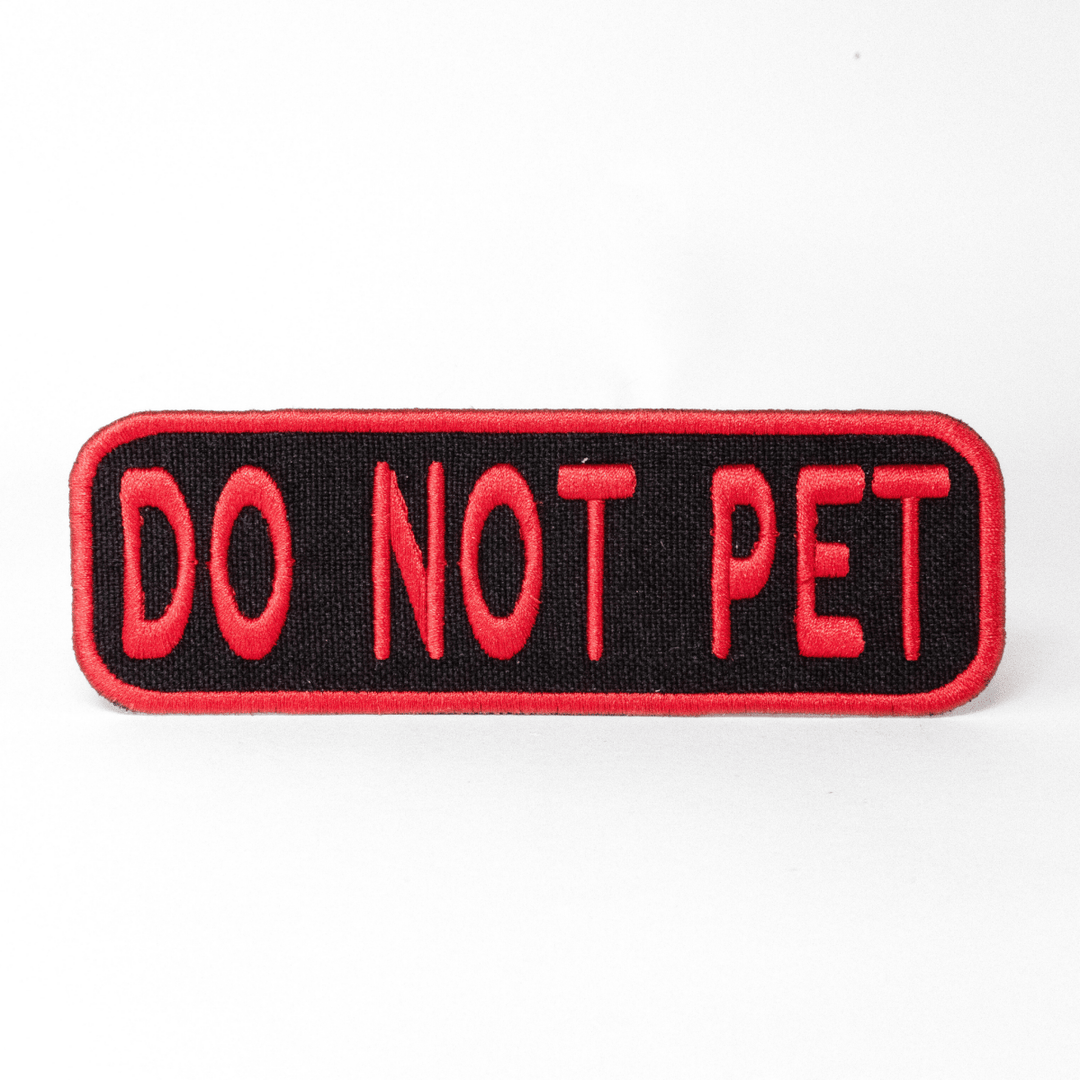 K9 Sport Sack Do Not Pet 2x6 Patch