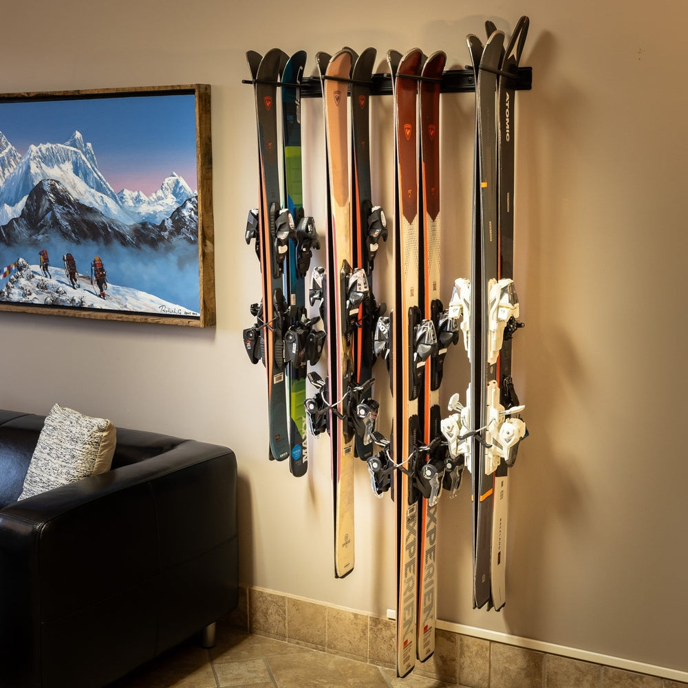 Snowbasin Ski Storage Rack for 8 Pairs