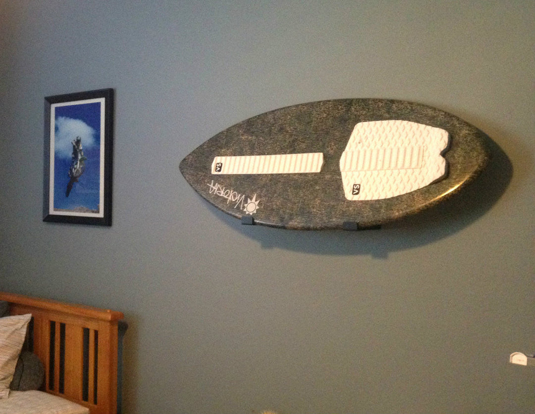 Minimalist Skimboard Display Rack for Stylish Storage