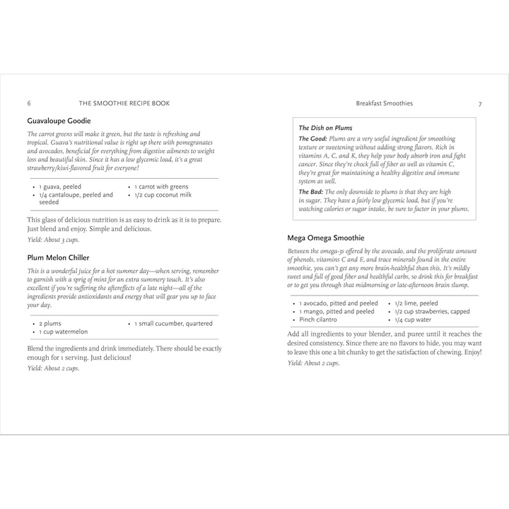 The Smoothie Recipe Book: 150 Smoothie Recipes Including Smoothies for Weight Loss and Smoothies for Good Health Spiral Bound