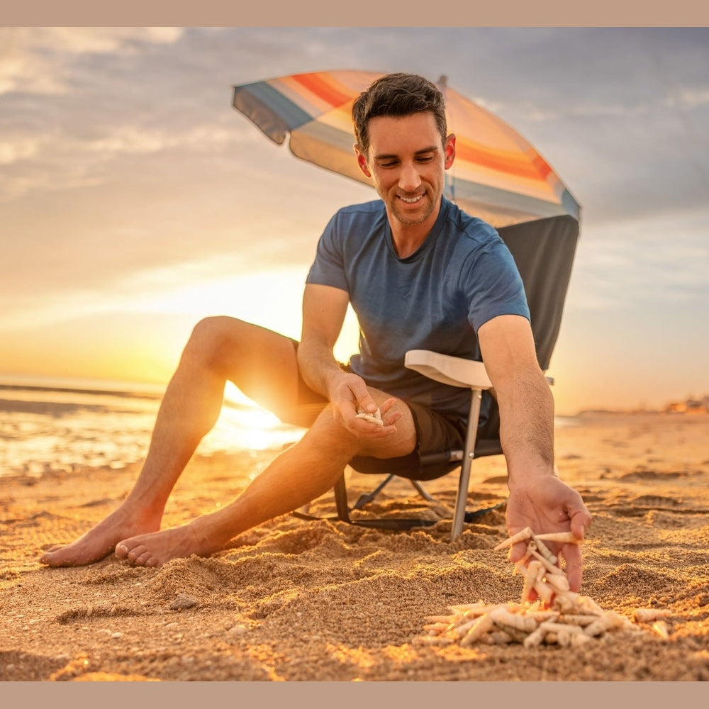 Monaco Reclining Beach Backpack Chair