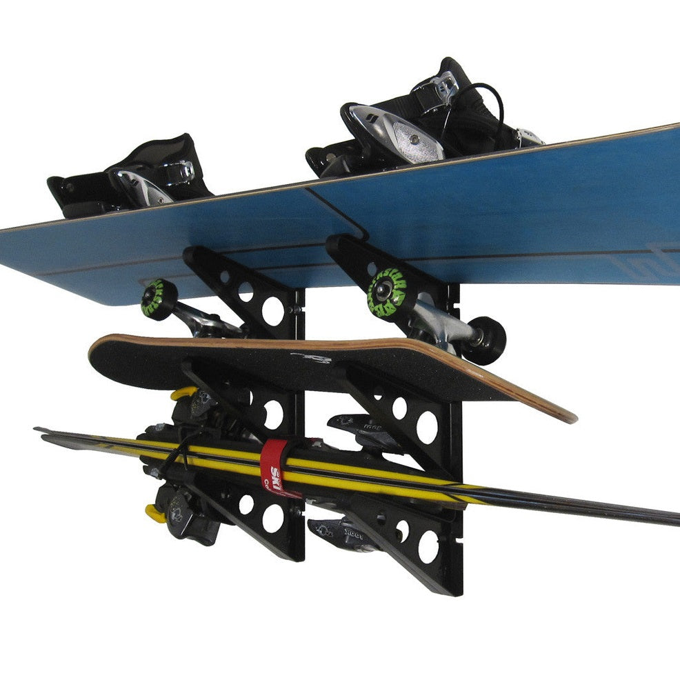 Trifecta Snowboard Storage Rack for Gear Organization