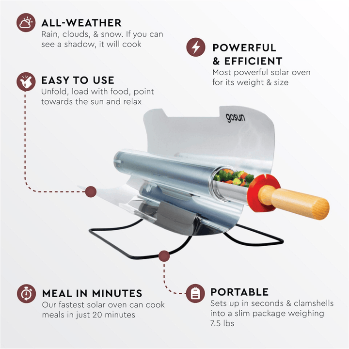 GoSun Sport - Fast Solar Oven for Quick Meals
