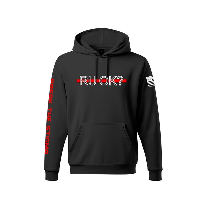DeemedFit Women’s Stigma Breaking Hoodie- Red Line