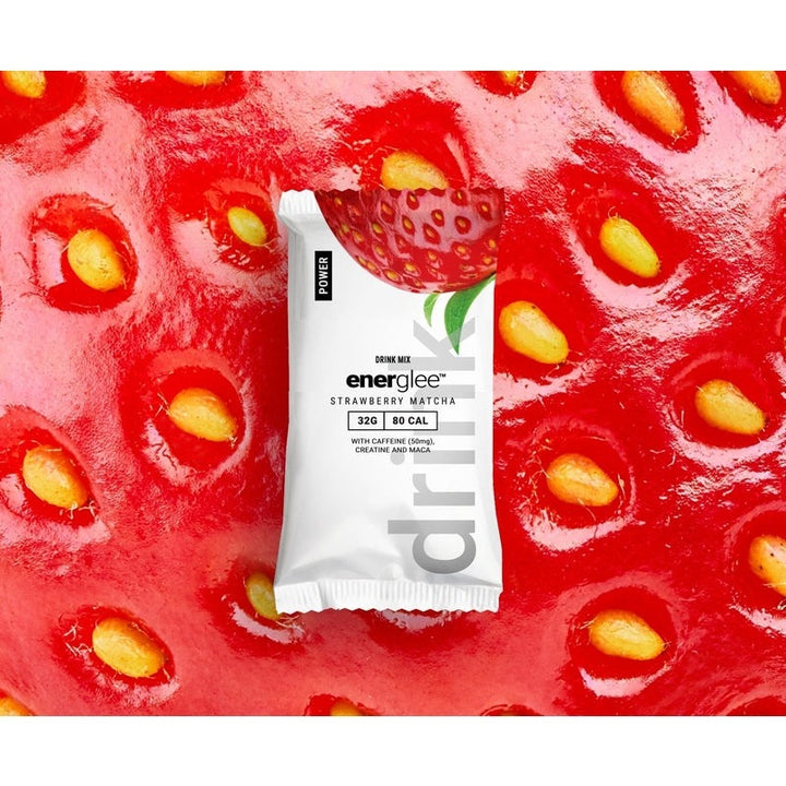 Strawberry Matcha Creatine Power Drink w/Adaptogens