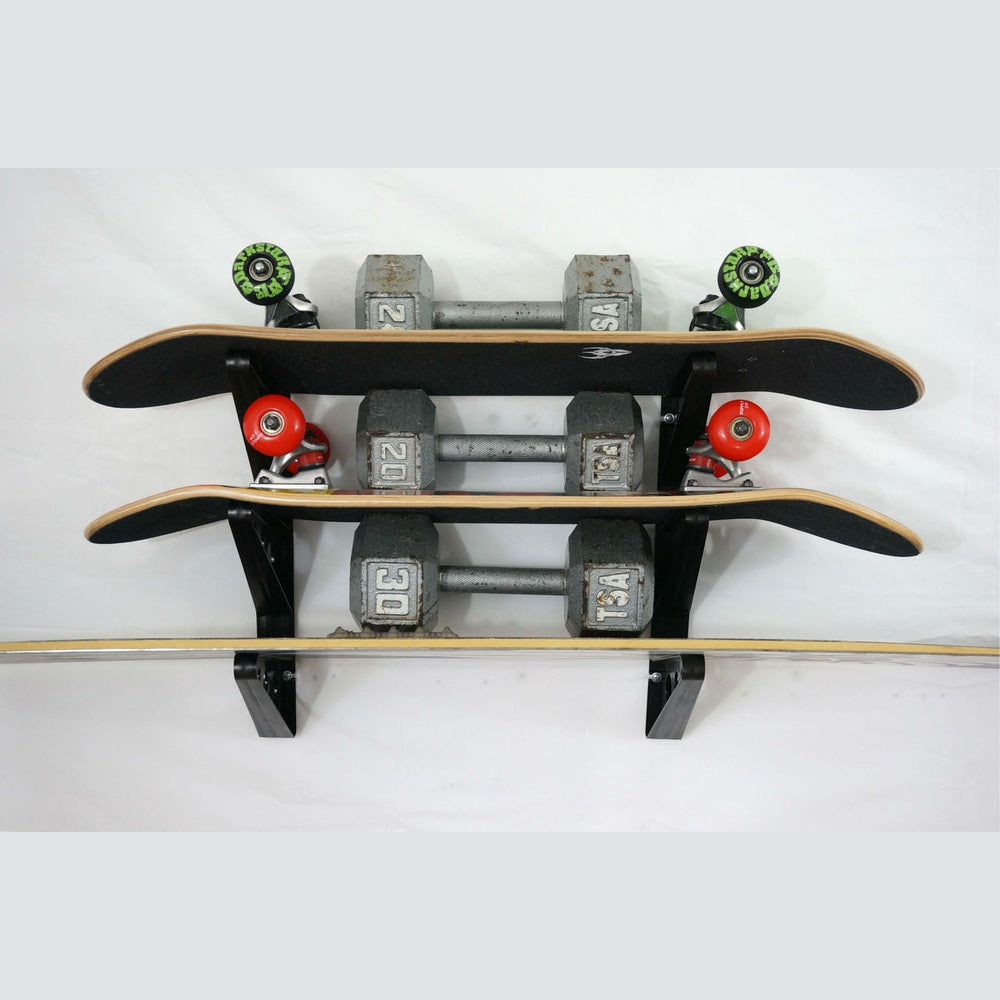 Trifecta Snowboard Storage Rack for Gear Organization