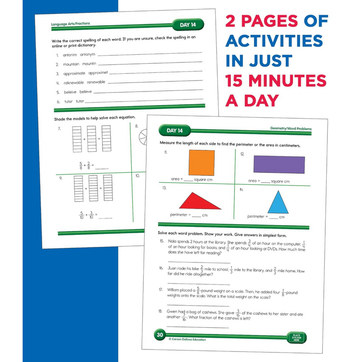 Summer Bridge Activities Workbook: Bridging Grades 4 to 5 in Just 15 Minutes a Day Spiral Bound