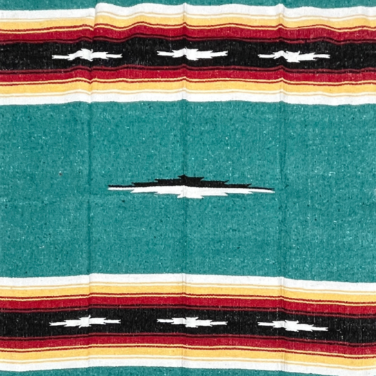 West Path Turquoise Sunset Baja Diamond Blanket