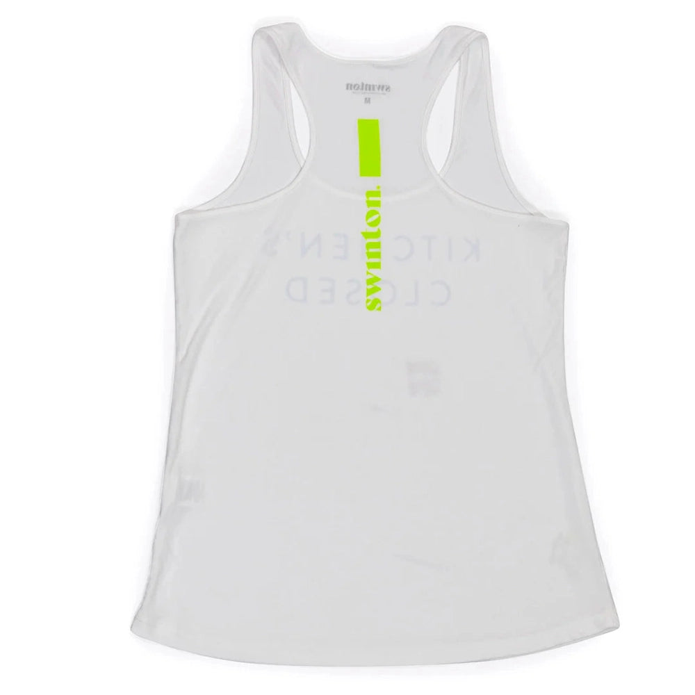 Swinton Pickleball Performance Tank White
