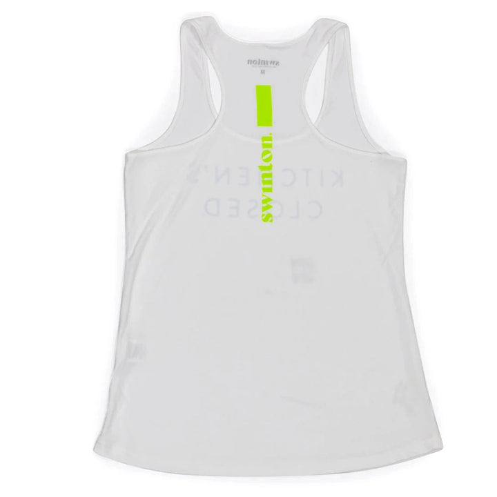 Swinton Pickleball Performance Tank White