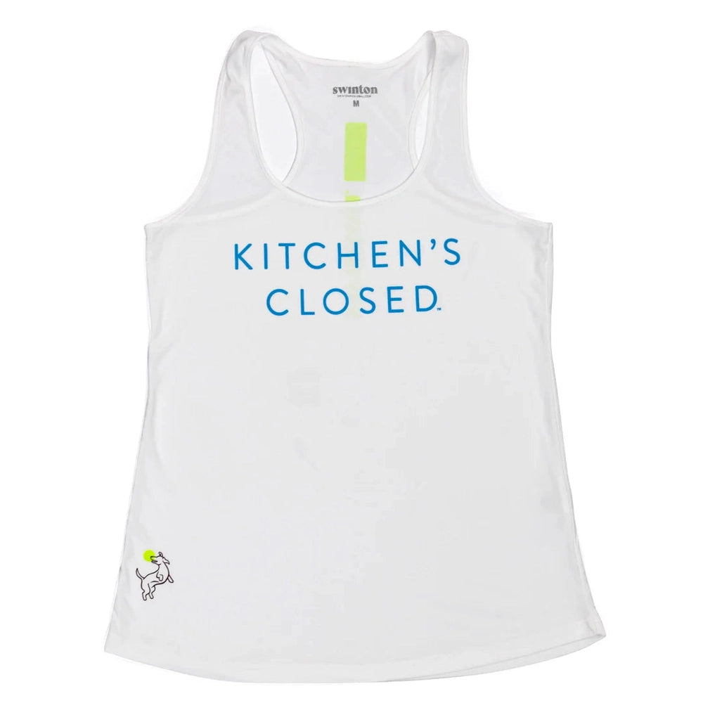 Swinton Pickleball Performance Tank White