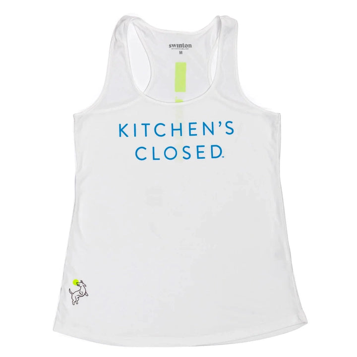 Swinton Pickleball Performance Tank White