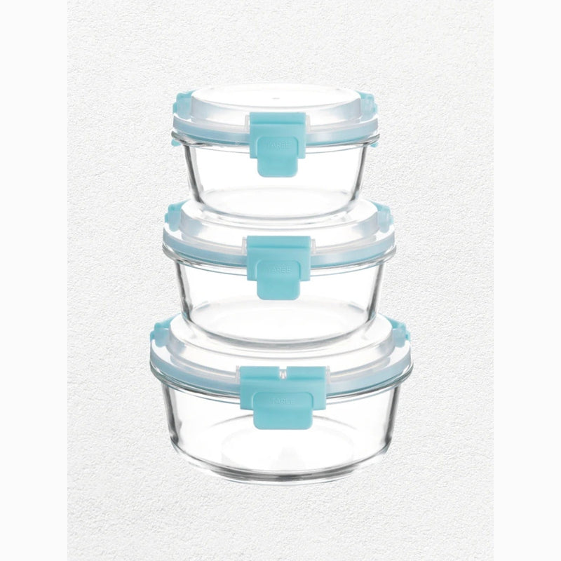 High Top Lid Round Containers