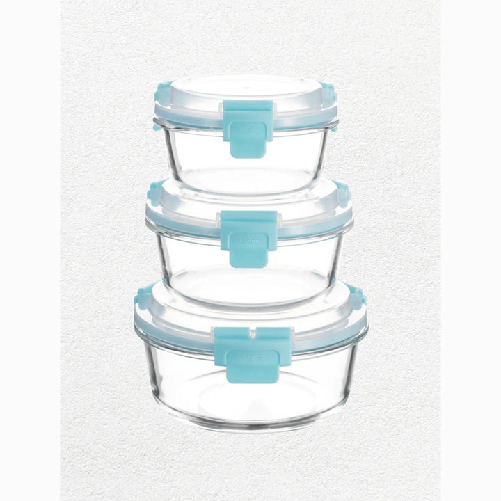 High Top Lid Round Containers