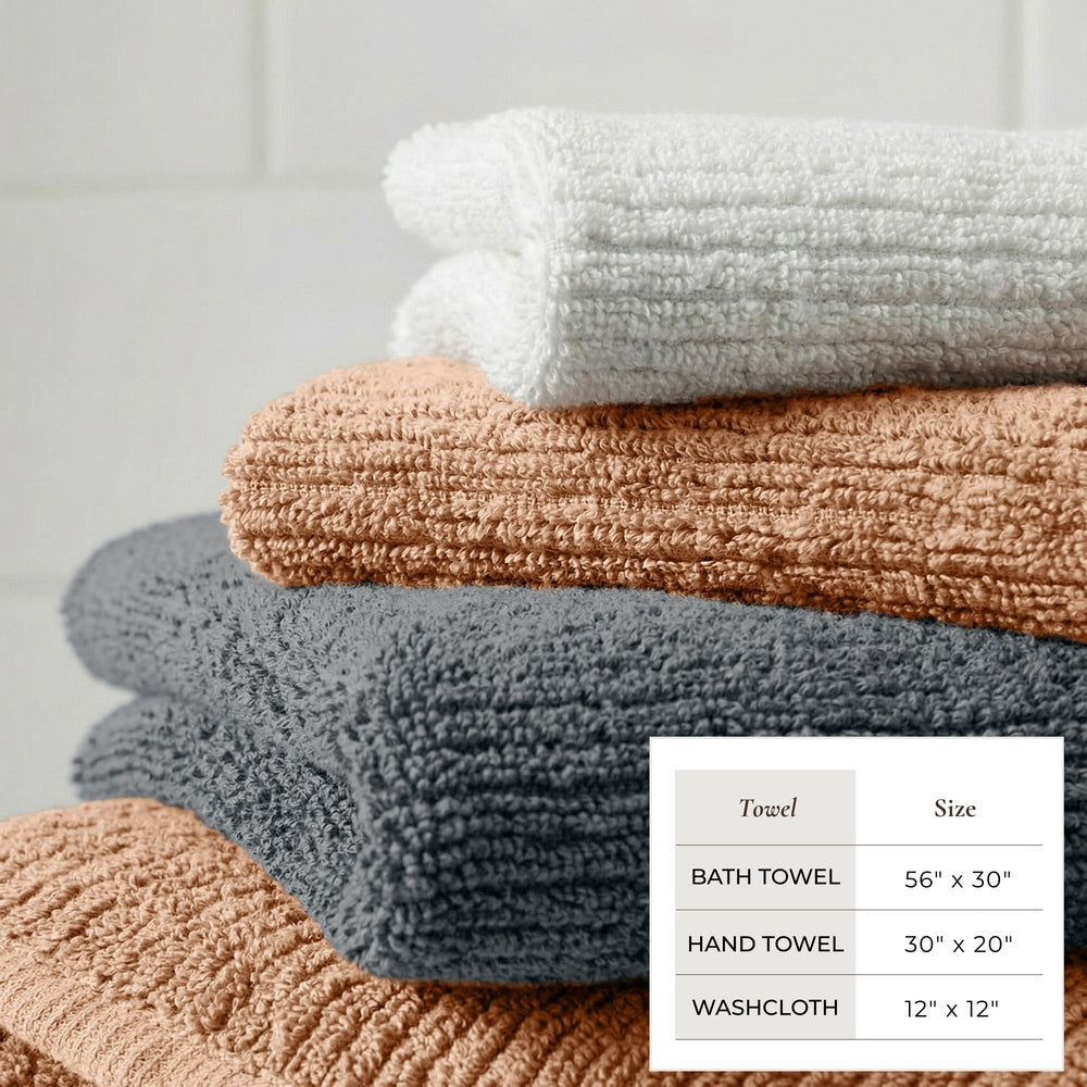 Turkish Cotton Bath Towel Set - Georgiana Collection