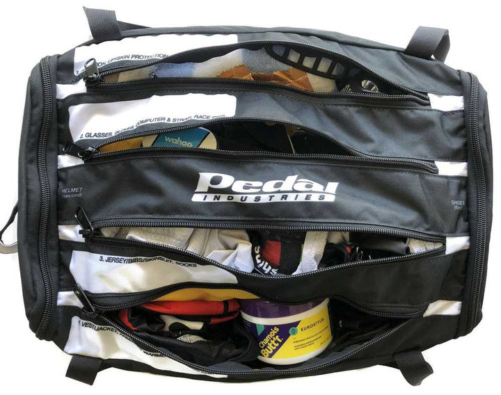 Pedal Industries RaceDay Cycling Gear Bag™ - Organized Storage Solution