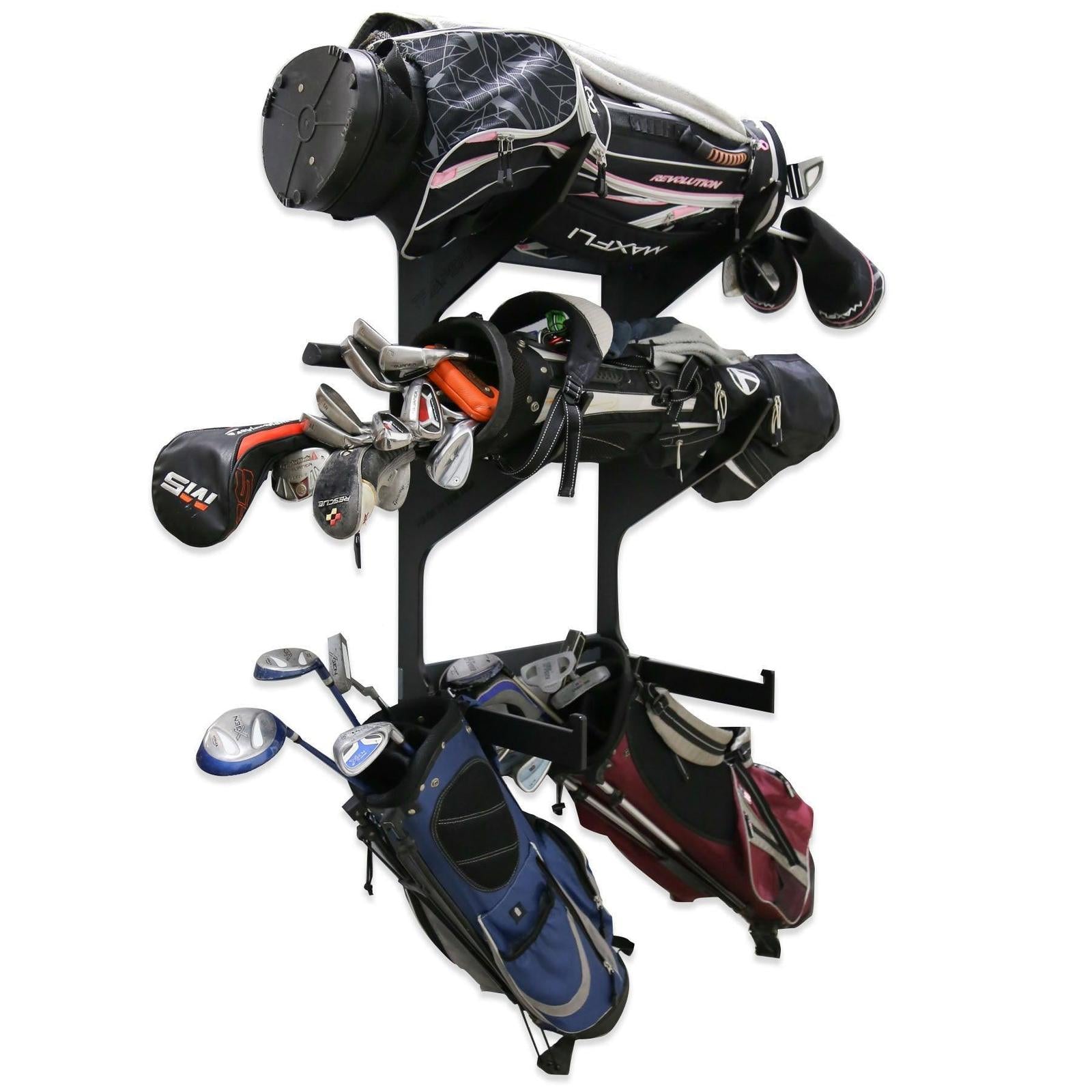 TRAPSKI Wall Golf Rack Storage Organizer Base with Oval Shelf - Thumbnail 5