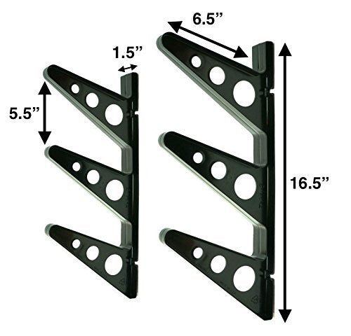 Lacrosse Stick Storage Rack for 12+ Sticks | Trifecta