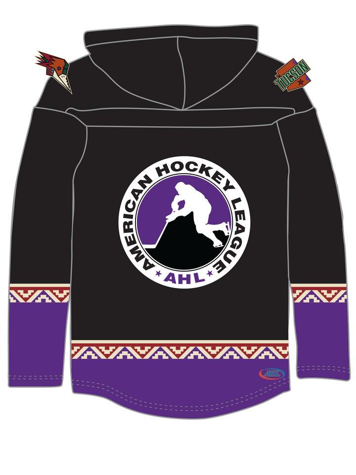 Tucson Roadrunners Hockey Lace Hoodie - Kachina Design