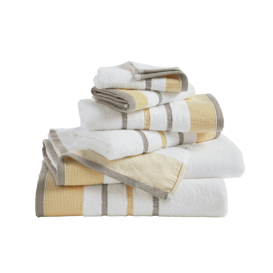 Cotton Stripe Bath Towel Set - Noelle Collection