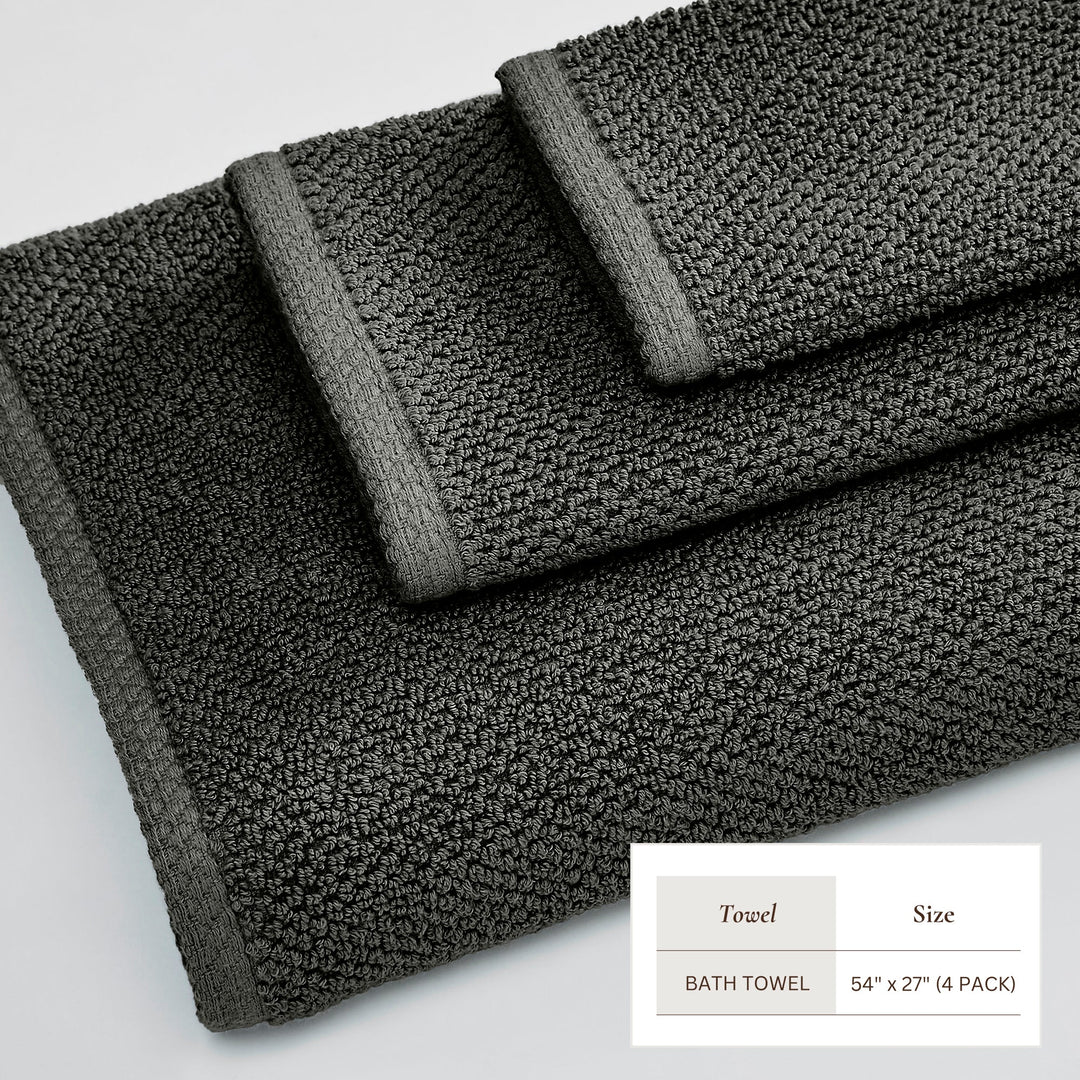 Cotton Bath Towel Set - Acacia Collection