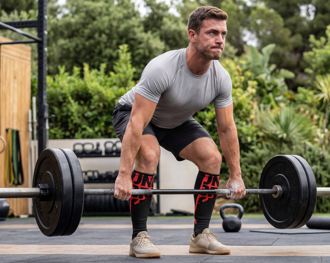 UNBROKEN Shin Sleeves Pro Red