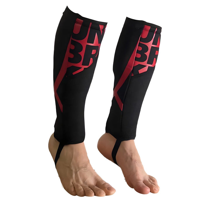 UNBROKEN Shin Sleeves Pro Red