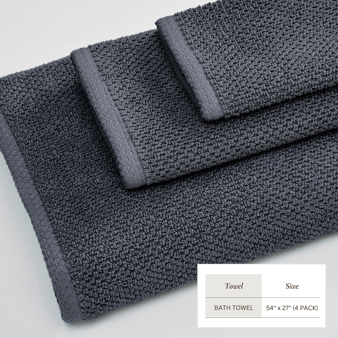 Cotton Bath Towel Set - Acacia Collection