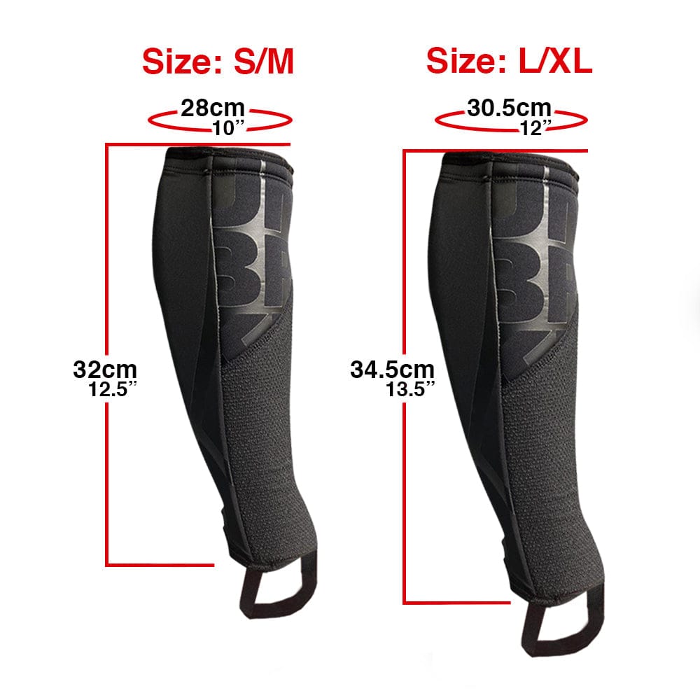 UNBROKEN Shin Sleeves Pro Black