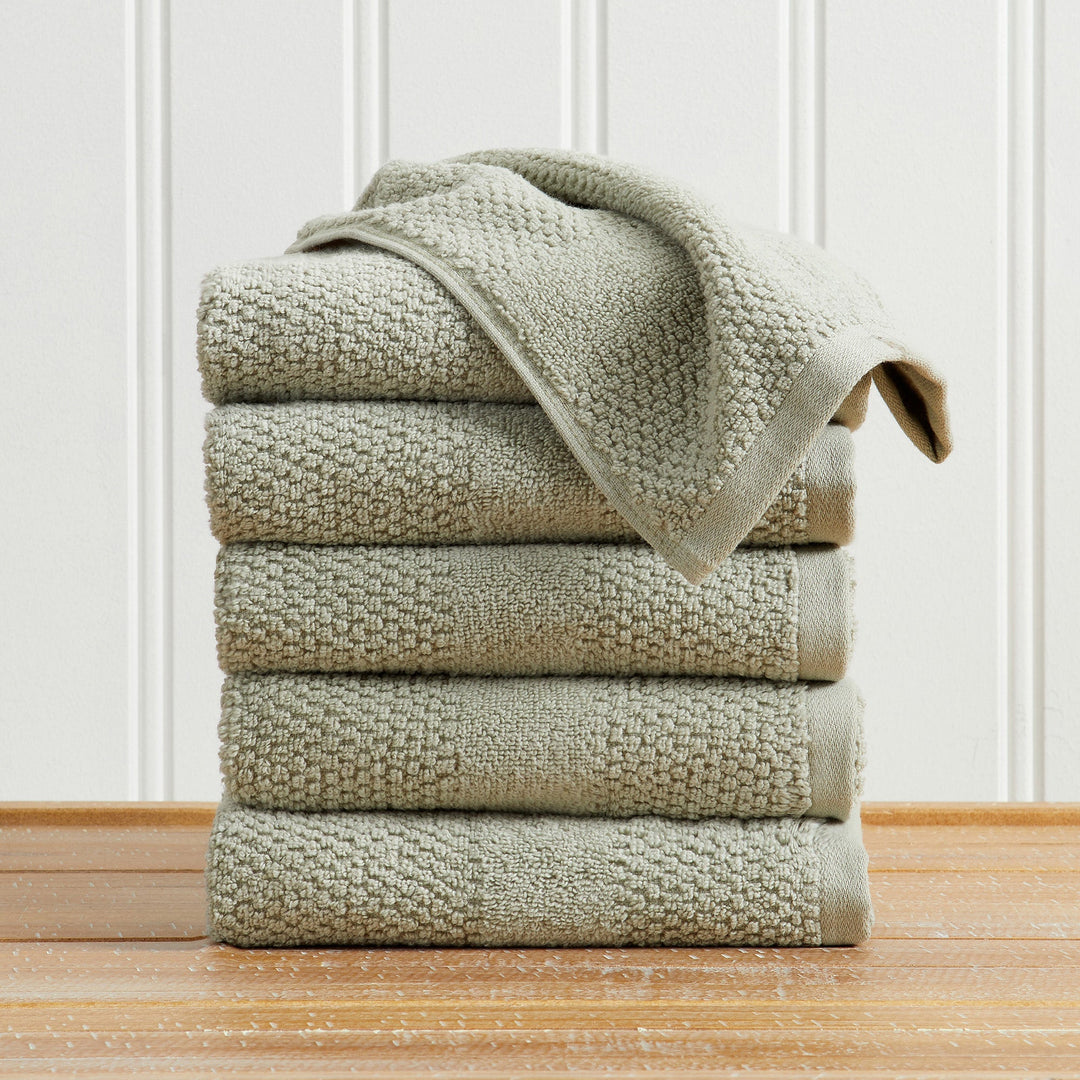 Cotton Woven Bath Towel Set - Marbella Collection